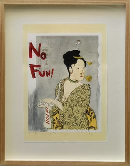 Édition, No Fun! from "In the Floating World", Yoshitomo Nara