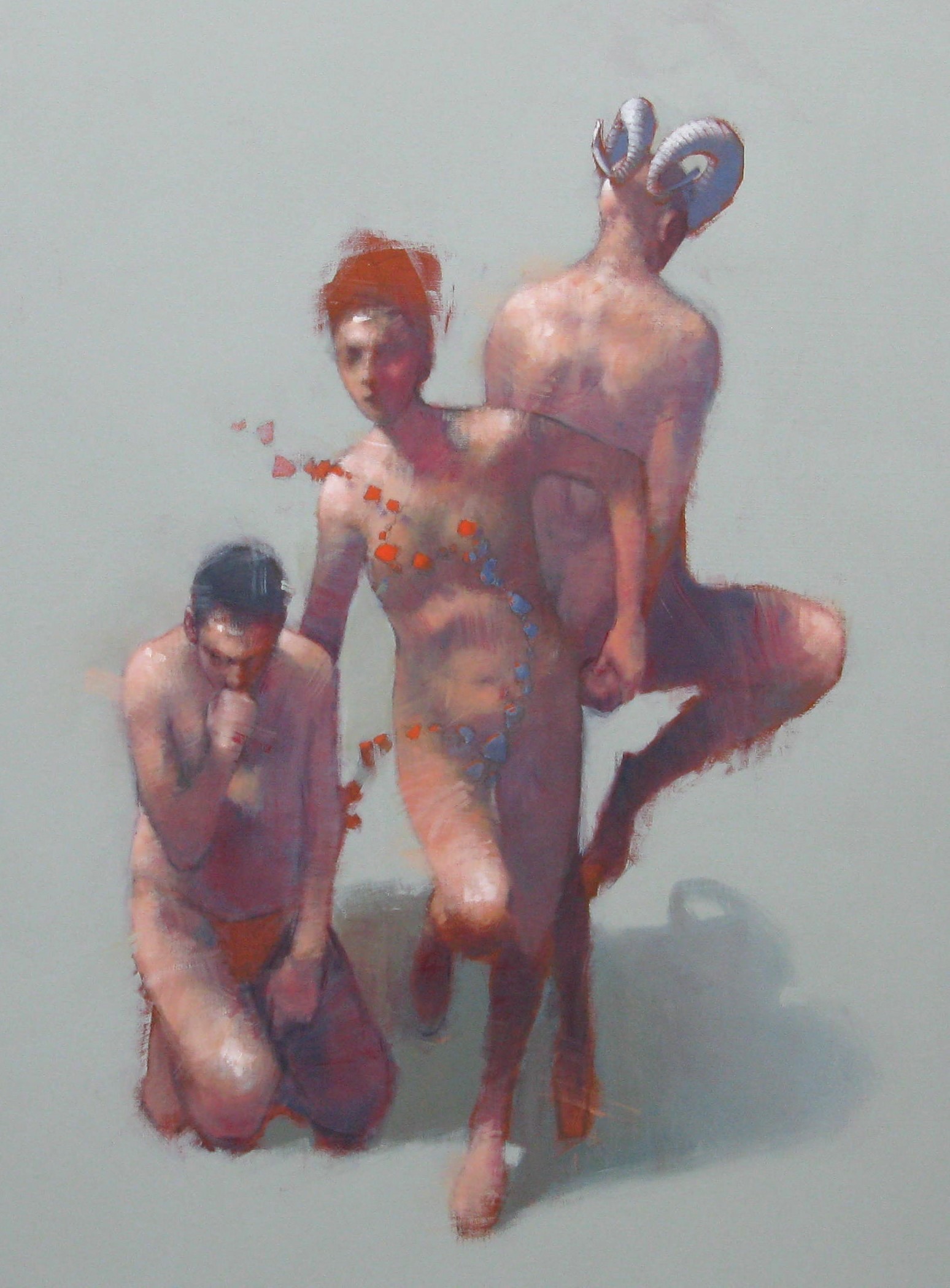 Olivier Massebeuf, Nymph, Satyr and apprentice Olivier Massebeuf, Nymph, Satyr and apprentice