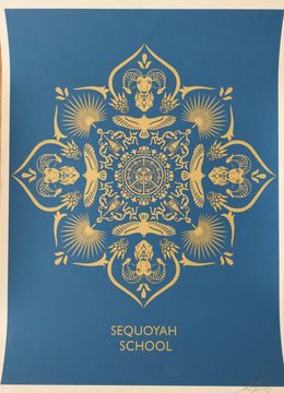 Print, Sequoyah School Mandala, Shepard Fairey (Obey)