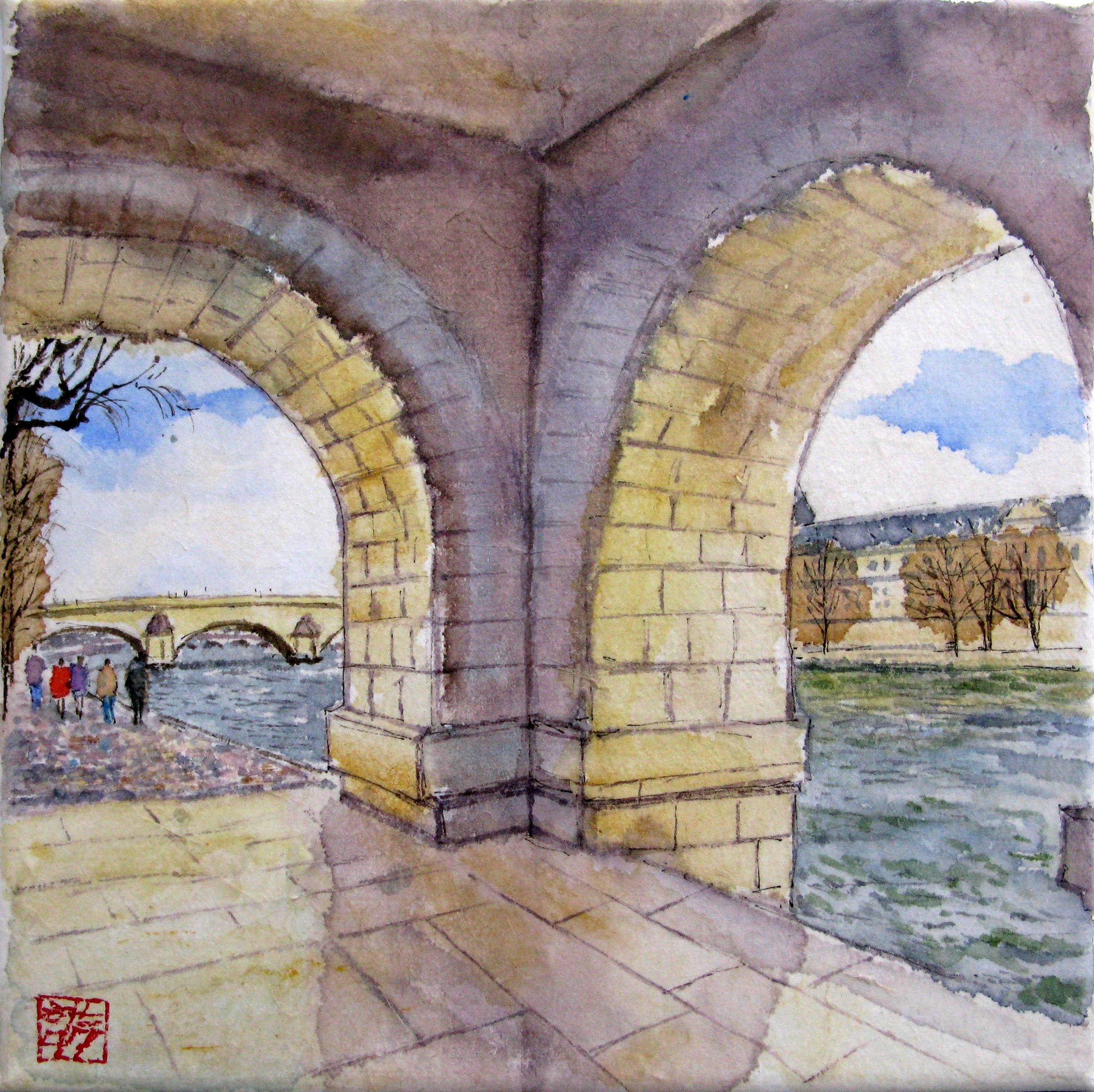 Jeong Min Lee, Sous le pont du Carrousel Jeong Min Lee, Sous le pont du Carrousel