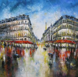 Painting, Avenue de Paris, Phil