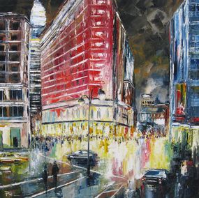 Painting, Night of NY, Phil