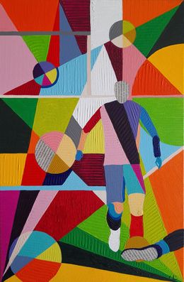 Peinture, Football, Stéphane Cantin