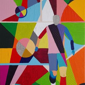Gemälde, Football, Stéphane Cantin