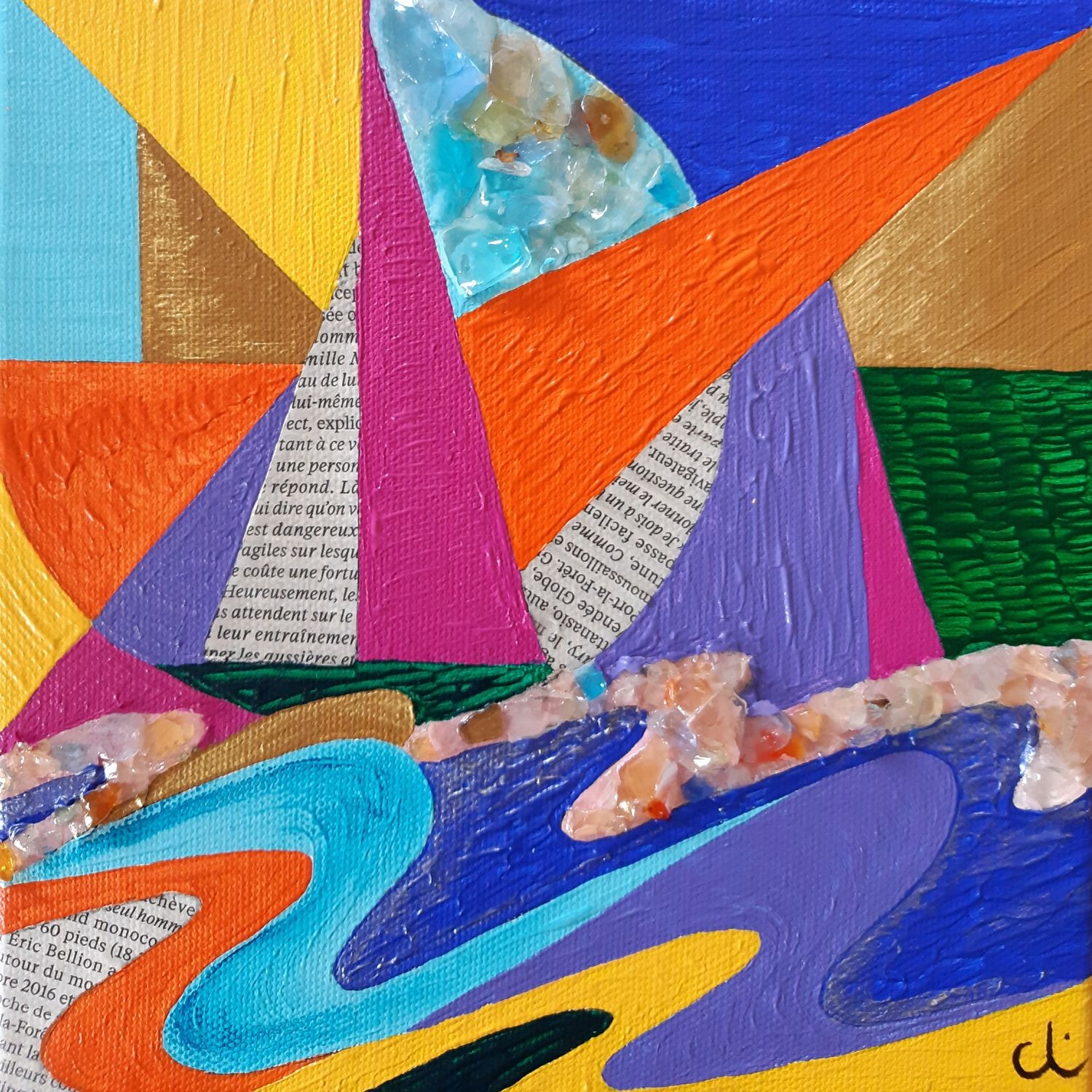 Stéphane Cantin, Voiles au soleil levant Stéphane Cantin, Voiles au soleil levant