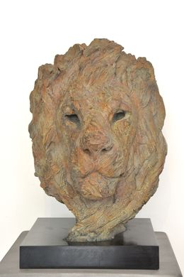 Sculpture, Tête de Lion 3/8, Isabelle Carabantes