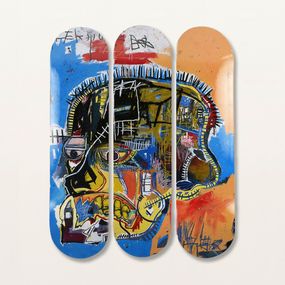 Sculpture, Jean-Michel Basquiat - Skull, The Skateroom