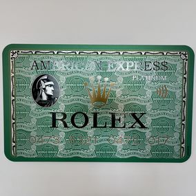 Gemälde, American express Rolex, N.Nathan