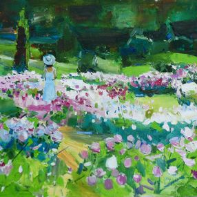 Gemälde, Garden Peonies, Yehor Dulin