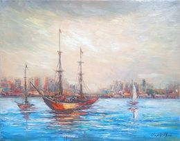 Painting, Whispers of the Sea, Narek Qochunc