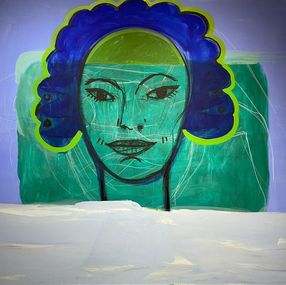 Painting, Blue, Lia Shvelidze
