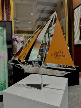 Skulpturen, 40cm H Tribute Sailing Boat, Arcanis