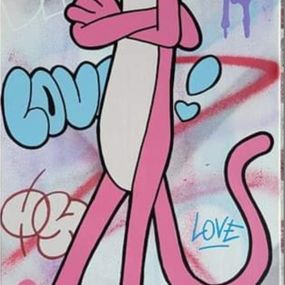 Painting, Pink Panther, MHY