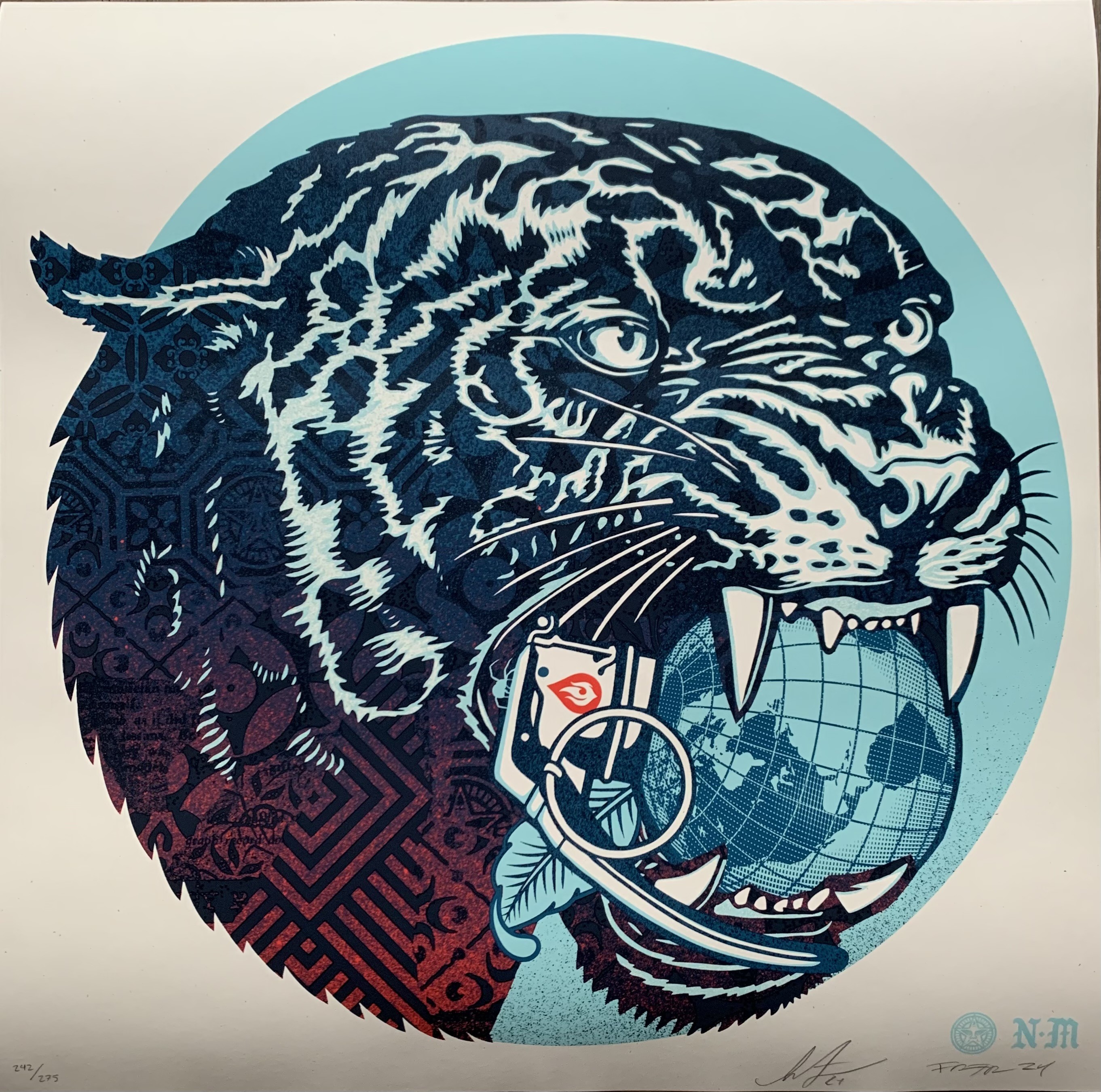 Shepard Fairey (Obey), Climate Clash - (Cream) Shepard Fairey (Obey), Climate Clash - (Cream)