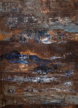 Painting, Passage du Temps - Histoire et civilisation - Abstrait, Marie-Claude Gallard (Marieke)
