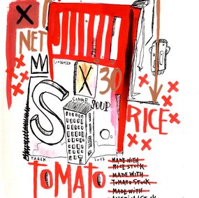 Fine Art Drawings, Rice and Tomato Soup, Tarek