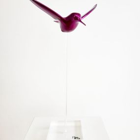 Escultura, La légende du colibri rose dégradé, Marion Cros