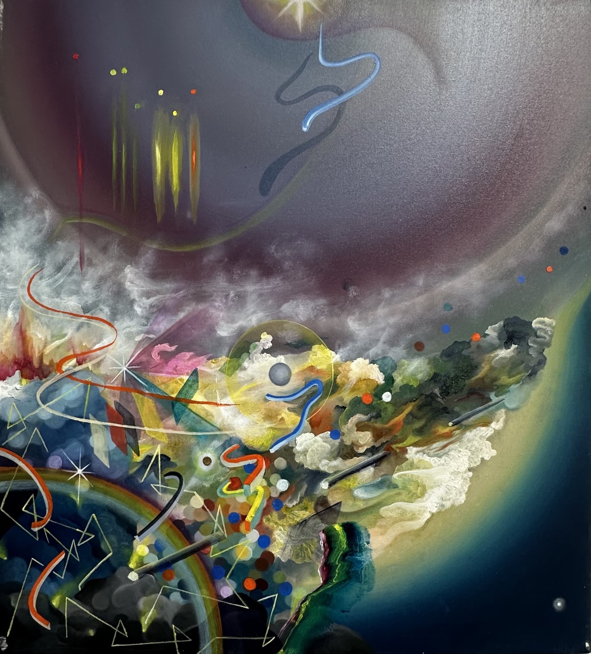 Barbara Fragogna, Exoplanet #38 (Portrait of a Pupil) (Cosmic dust) Barbara Fragogna, Exoplanet #38 (Portrait of a Pupil) (Cosmic dust)