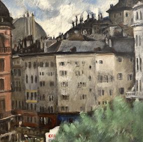 Painting, Maisons de Genève, André Julien Prina