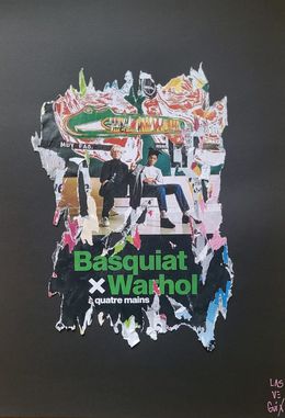 Painting, Fragment Croco Basquiat Warhol, Lasveguix