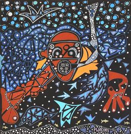 Pintura, The snorkelist (1), Mike Jacobs