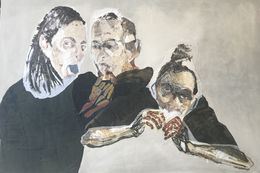 Painting, Eaters, Federica Frati
