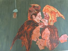 Painting, Eaters 2, Federica Frati
