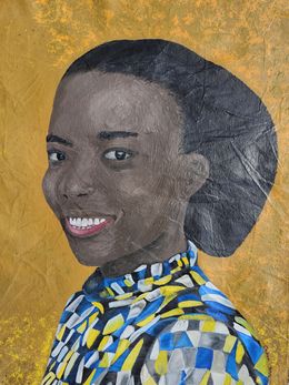 Painting, Enigmate Radiance (A portrait of Grace and Virtue), Olaniyi Timothy