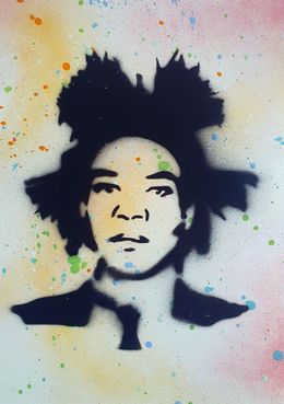 Gemälde, Jean Michel Basquiat pochoir, Spaco