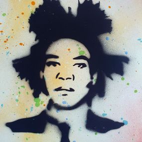 Gemälde, Jean Michel Basquiat pochoir, Spaco