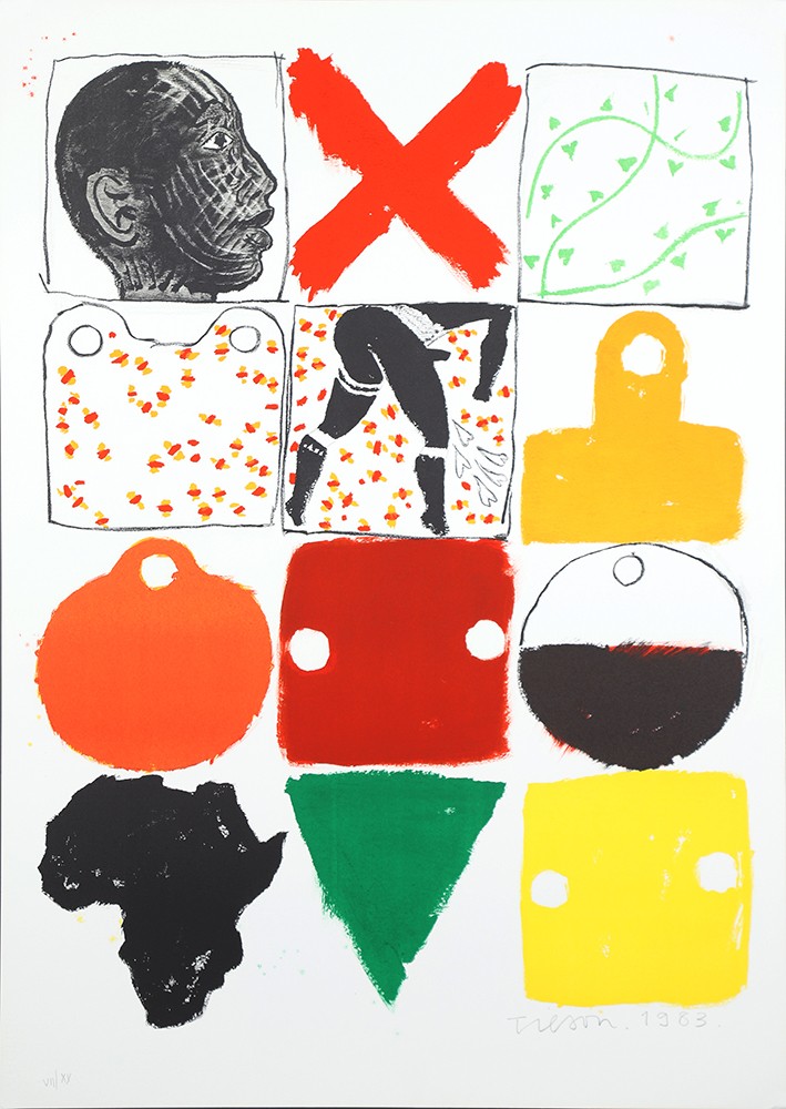 Joe Tilson, Contre l'apartheid Joe Tilson, Contre l'apartheid