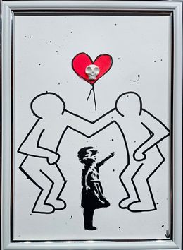 Dessin, Haring and BanksySkull, VL.