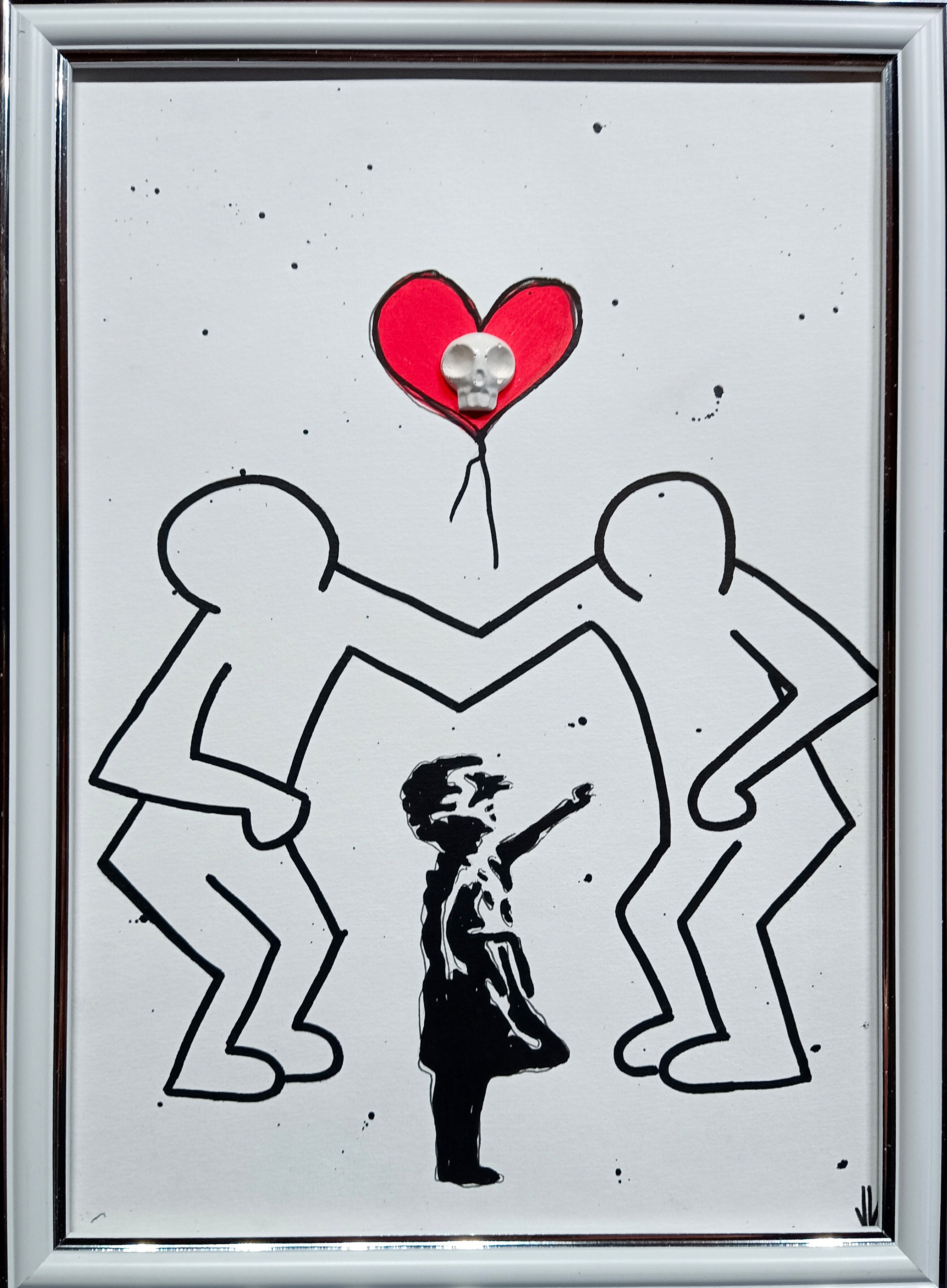 VL., Haring and BanksySkull VL., Haring and BanksySkull