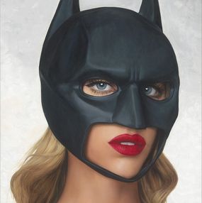 Painting, Be yourself unless you can be Batman, Frank E Hollywood