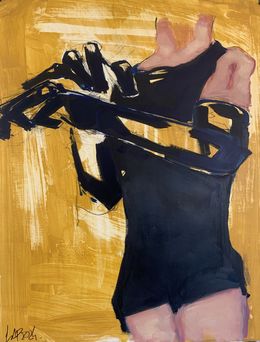 Gemälde, Autoportrait à la combi, Laurent Anastay-Ponsolle