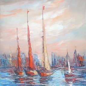 Gemälde, City by the Bay, Narek Qochunc