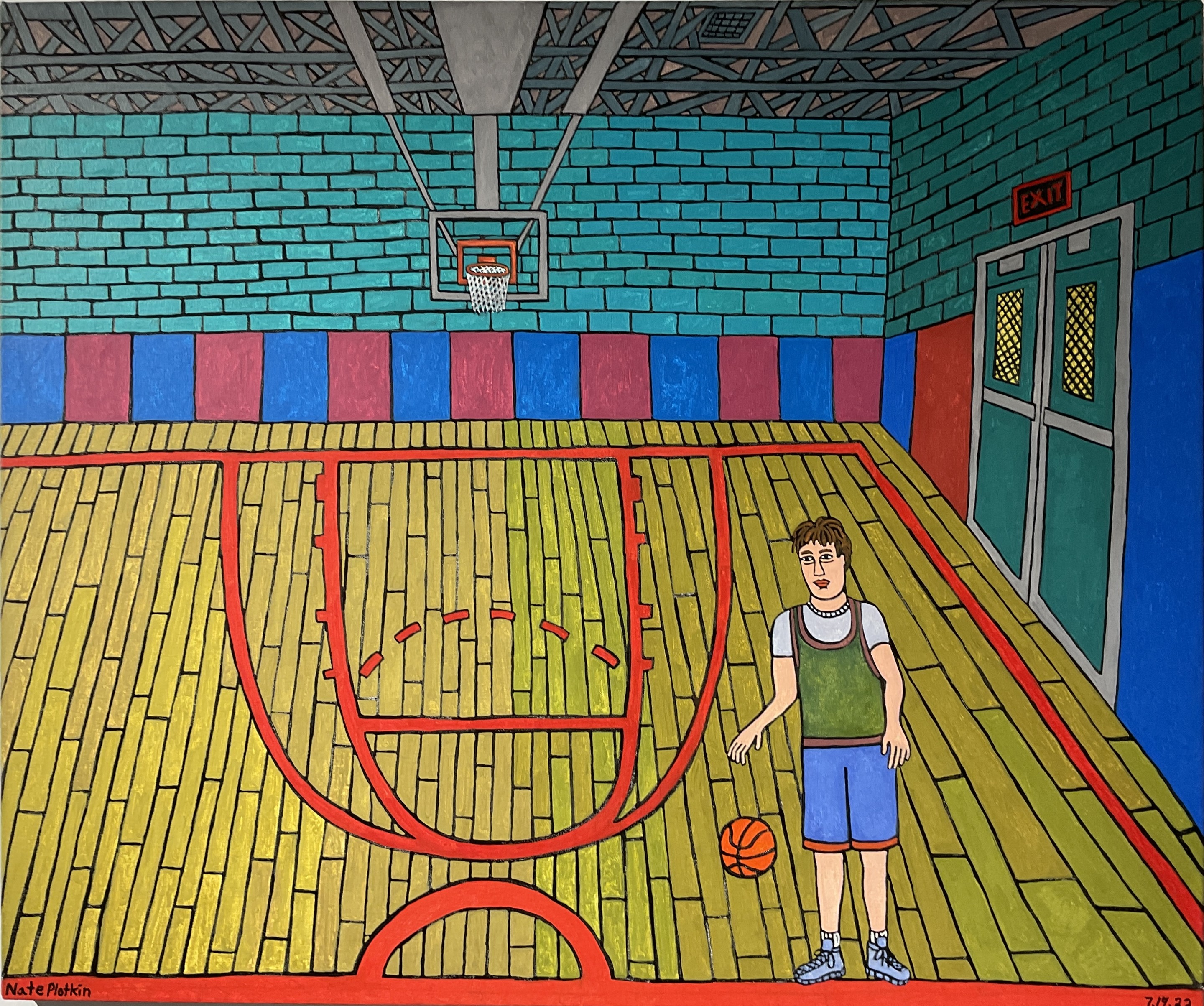 Nate Plotkin, Basketball Court Nate Plotkin, Basketball Court