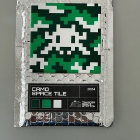 Design, Camo Space Tile (1), Invader