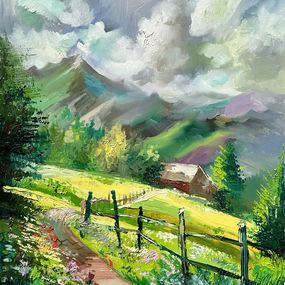 Gemälde, Alpine Bliss, Vahe Bagumyan