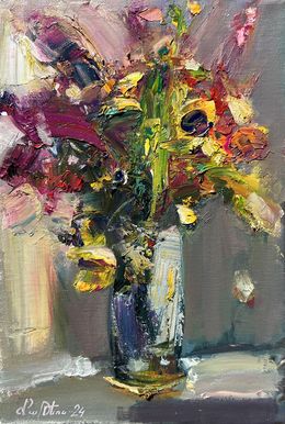 Painting, Vibrant Bouquet, Mateos Sargsyan