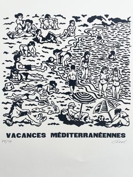 Print, Vacances méditerranéenes, Karl Gietl