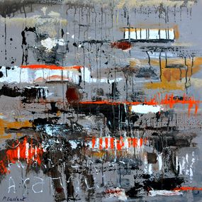 Painting, Urban traffic, Pol Ledent