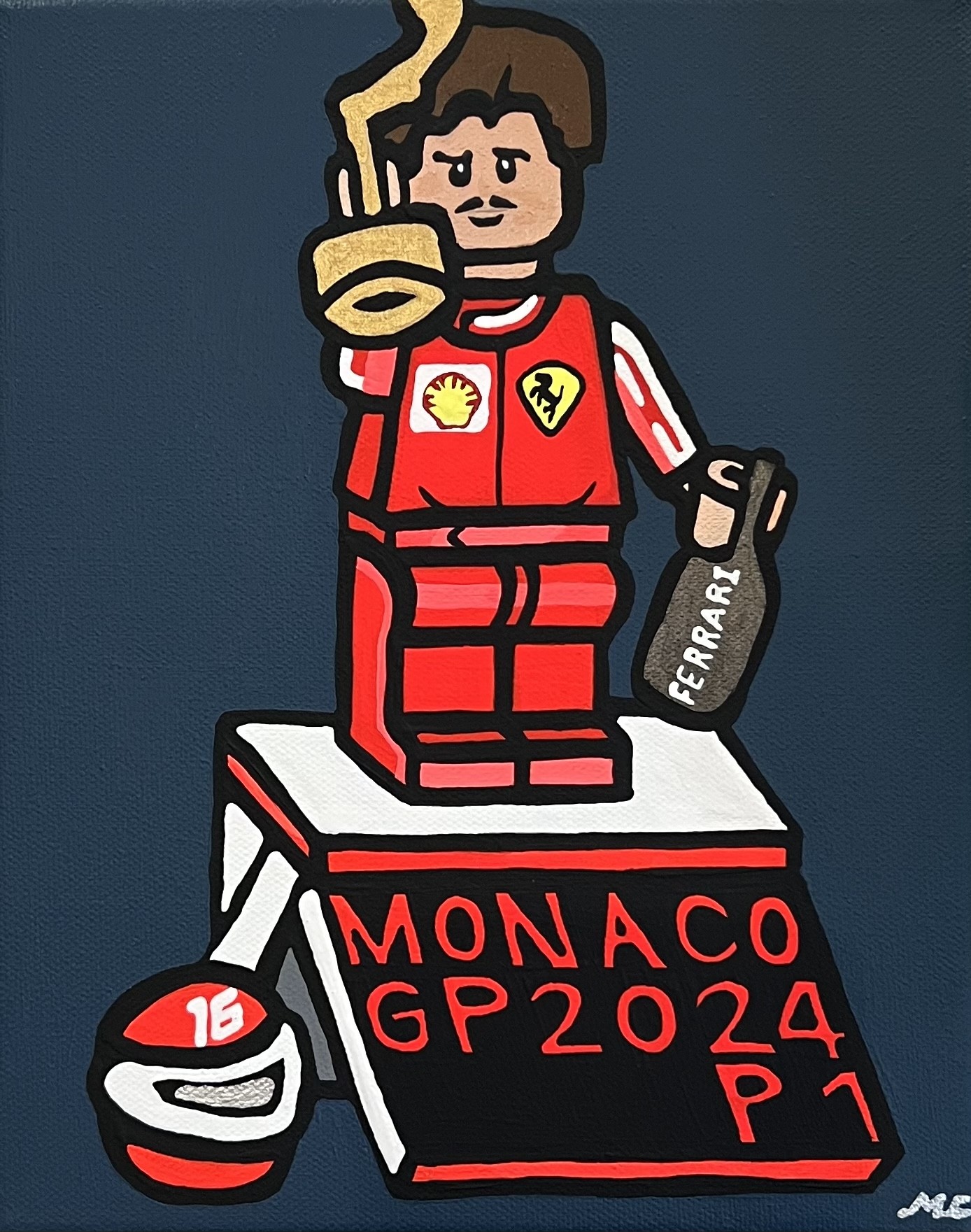 Megan Chung, Charles Leclerc breaking the curse Megan Chung, Charles Leclerc breaking the curse