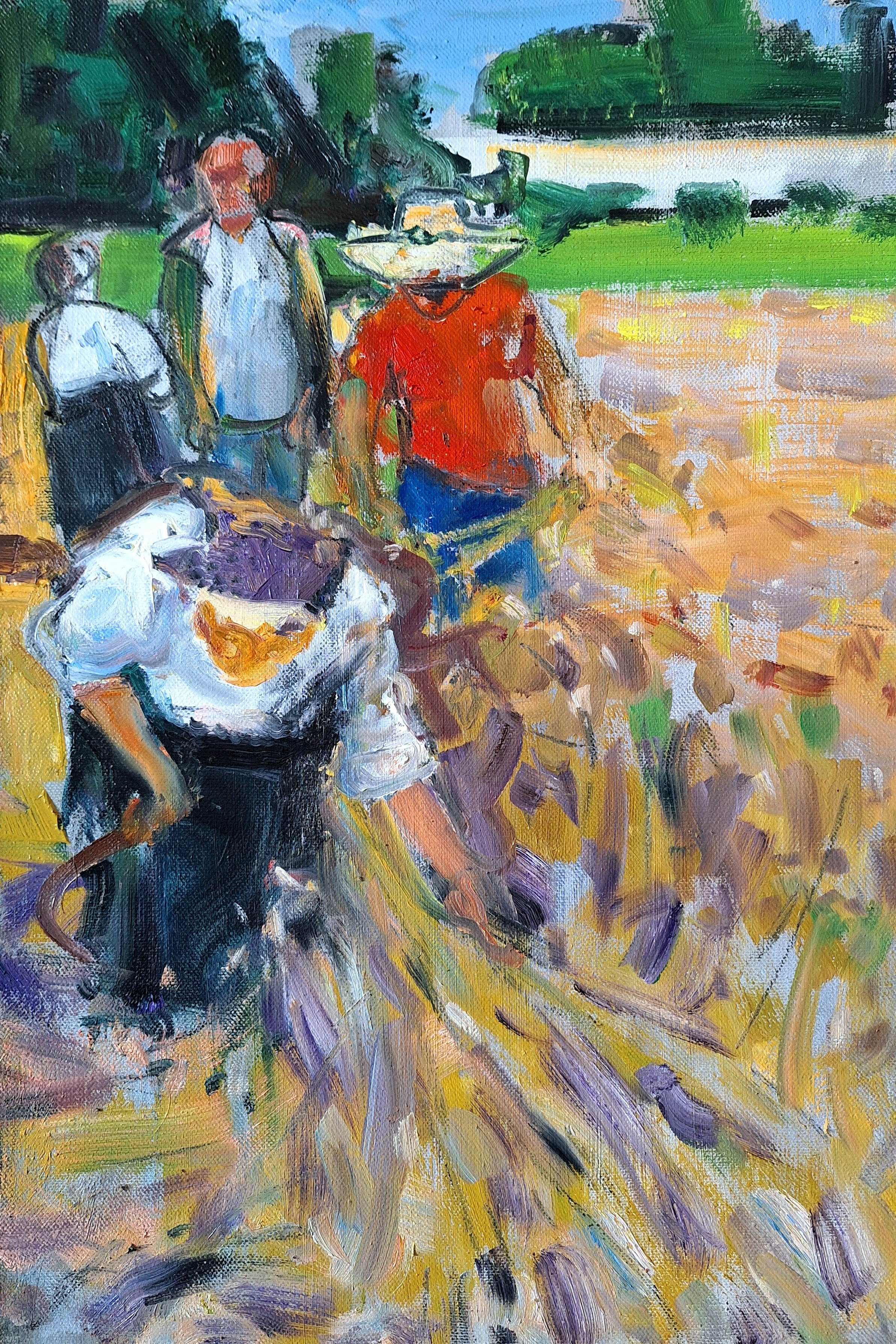 Ilia Balavadze, In the Field Ilia Balavadze, In the Field