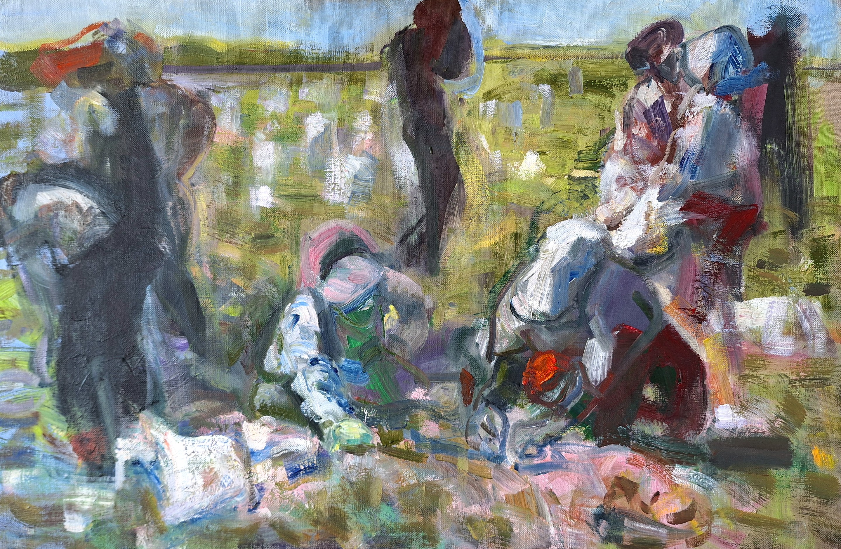 Ilia Balavadze, In the Field Ilia Balavadze, In the Field