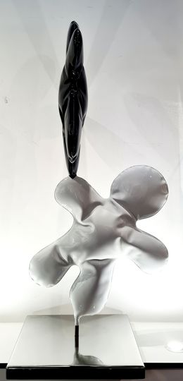 Sculpture, Equilibristes N&B F2, Henri  Iglésis