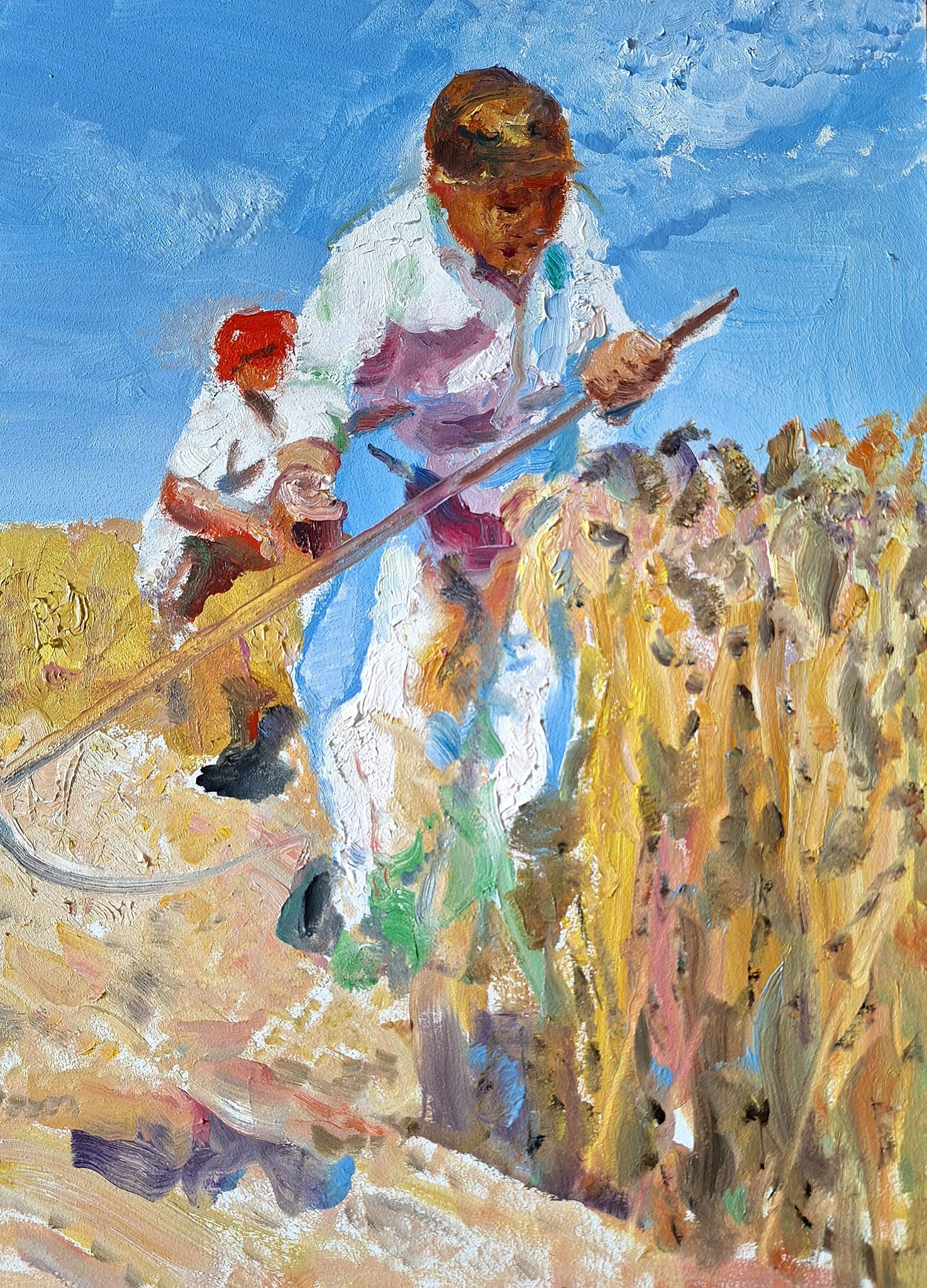 Ilia Balavadze, In the Field Ilia Balavadze, In the Field
