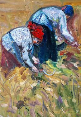 Gemälde, In the Field, Ilia Balavadze