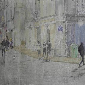 Gemälde, Intersections Rue Volta Variations 1 Le Marais Paris, Michel Bianconi