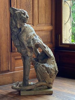 Skulpturen, Guépard assis, Patrick Villas